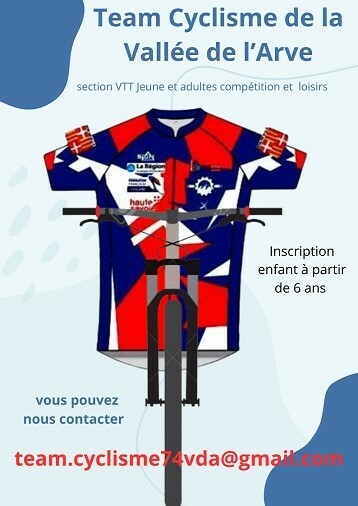 Rejoignez nous Team cyclisme de la Vallée de l'Arve