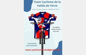 Rejoignez nous Team cyclisme de la Vallée de l'Arve
