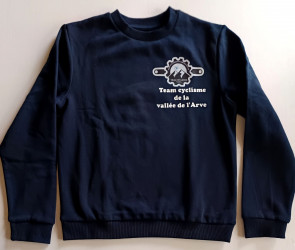 Sweat-shirt bleu marine enfants